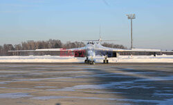 Putin z wizytą w fabryce bombowców Tu-160M