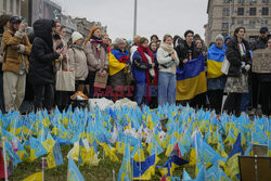 2. rocznica wybuchu wojny w Ukrainie na świecie