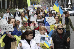 2. rocznica wybuchu wojny w Ukrainie na świecie