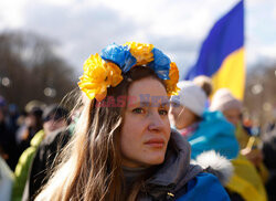 2. rocznica wybuchu wojny w Ukrainie na świecie