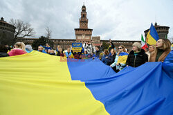 2. rocznica wybuchu wojny w Ukrainie na świecie