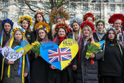 2. rocznica wybuchu wojny w Ukrainie na świecie