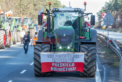 Rolnicy blokują przejście graniczne w Świecku