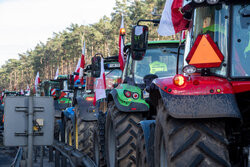 Rolnicy blokują przejście graniczne w Świecku