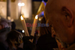 Protest przeciwko rasizmowi i skrajnej prawicy w Wiedniu