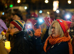 Protest przeciwko rasizmowi i skrajnej prawicy w Wiedniu