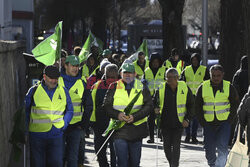 Protest rolników w Hiszpanii