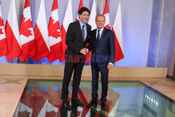 Premier Kanady Justin Trudeau z wizytą w Polsce