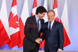 Premier Kanady Justin Trudeau z wizytą w Polsce