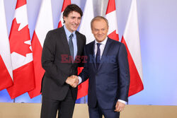 Premier Kanady Justin Trudeau z wizytą w Polsce