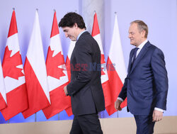 Premier Kanady Justin Trudeau z wizytą w Polsce