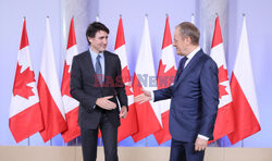 Premier Kanady Justin Trudeau z wizytą w Polsce