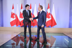 Premier Kanady Justin Trudeau z wizytą w Polsce