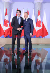 Premier Kanady Justin Trudeau z wizytą w Polsce