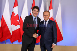 Premier Kanady Justin Trudeau z wizytą w Polsce