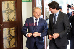 Premier Kanady Justin Trudeau z wizytą w Polsce