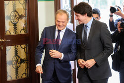 Premier Kanady Justin Trudeau z wizytą w Polsce