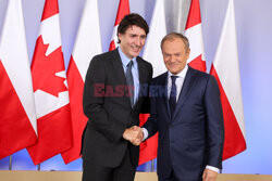 Premier Kanady Justin Trudeau z wizytą w Polsce