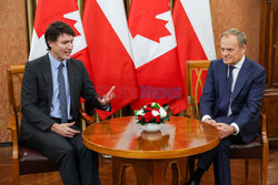 Premier Kanady Justin Trudeau z wizytą w Polsce