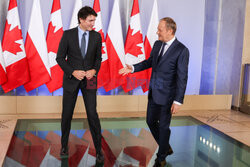 Premier Kanady Justin Trudeau z wizytą w Polsce