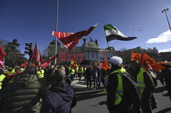 Protest rolników w Hiszpanii