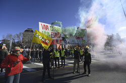 Protest rolników w Hiszpanii