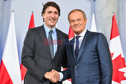 Premier Kanady Justin Trudeau z wizytą w Polsce