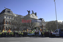 Protest rolników w Hiszpanii