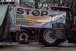 Protest rolników w Brukseli