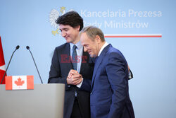 Premier Kanady Justin Trudeau z wizytą w Polsce