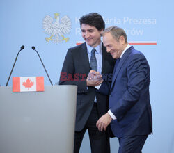 Premier Kanady Justin Trudeau z wizytą w Polsce