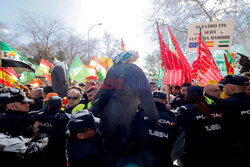 Protest rolników w Hiszpanii