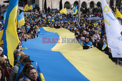 2. rocznica wybuchu wojny w Ukrainie na świecie