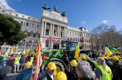 Protest rolników w Hiszpanii