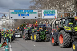 Protest rolników w Hiszpanii