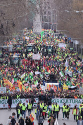 Protest rolników w Hiszpanii