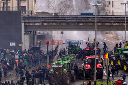 Protest rolników w Brukseli