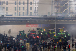 Protest rolników w Brukseli