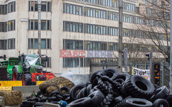 Protest rolników w Brukseli