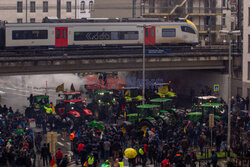 Protest rolników w Brukseli