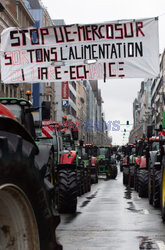 Protest rolników w Brukseli