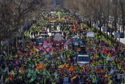 Protest rolników w Hiszpanii