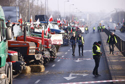 Protest rolników w Warszawie