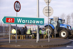 Protest rolników w Warszawie