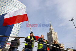 Protest rolników w Warszawie