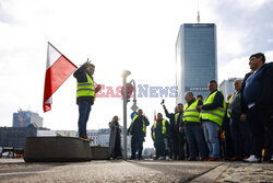 Protest rolników w Warszawie