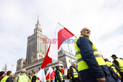 Protest rolników w Warszawie