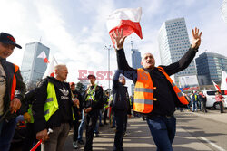 Protest rolników w Warszawie