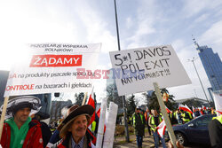 Protest rolników w Warszawie