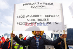 Protest rolników w Warszawie